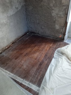 Parquet après restauration