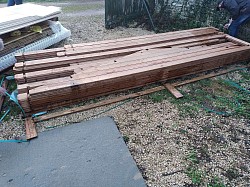 Cabane de jardin avant montage